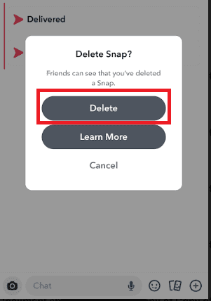 Does Snapchat notify when you delete a chat CodeIncept