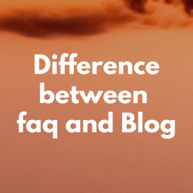 What's the difference between faq and blog CodeIncept